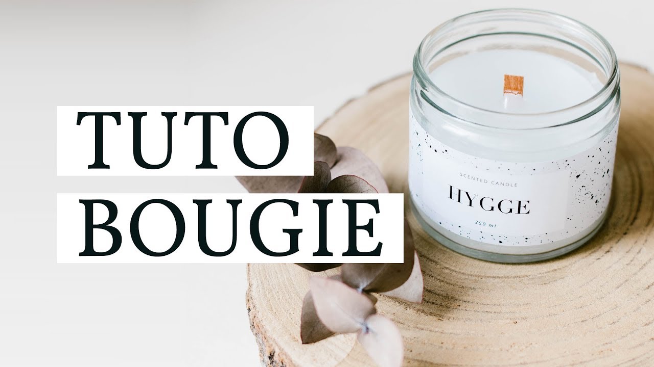 COMMENT FAIRE UNE BOUGIE | Etiquette à télécharger gratuitement