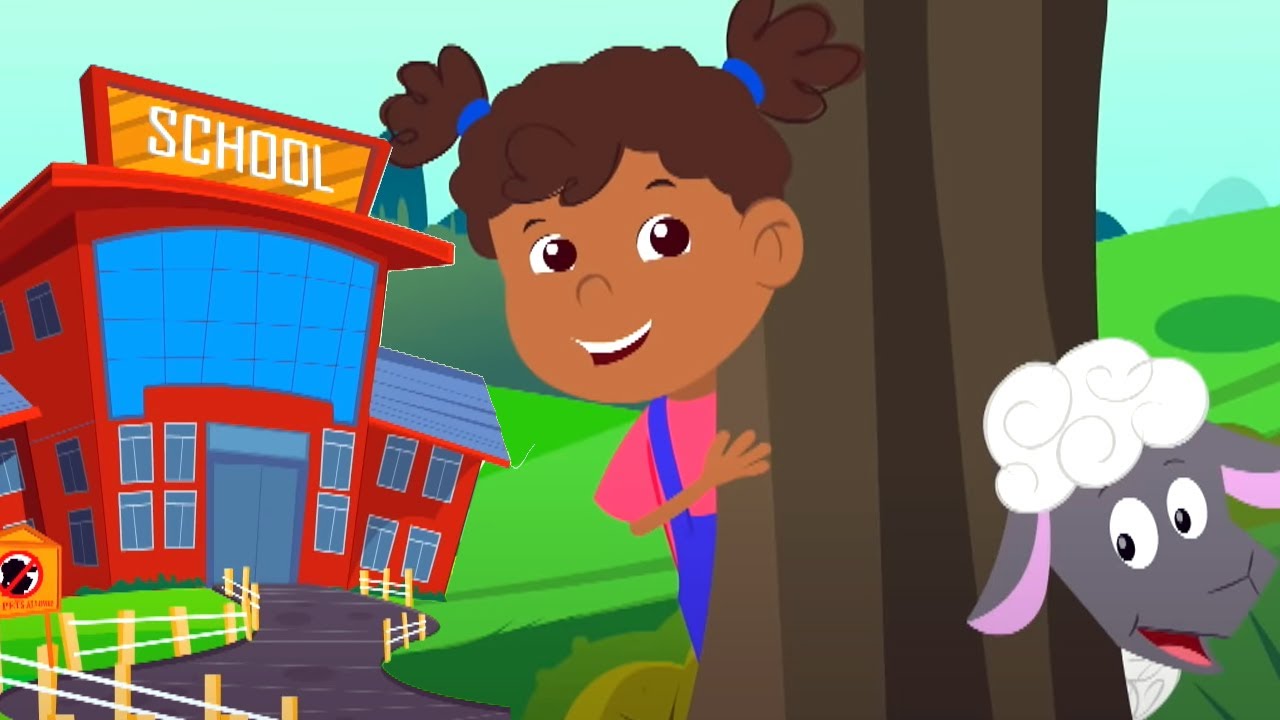 Mary aveva un agnellino | Cartoni animati | Filastrocche | Canzoni per bambini | Imparare