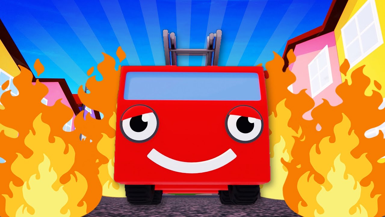 Baby Fire Truck Puts Out A FIRE | Gecko Cartoon For Kids | Nursery Rhyme & Kids Songs