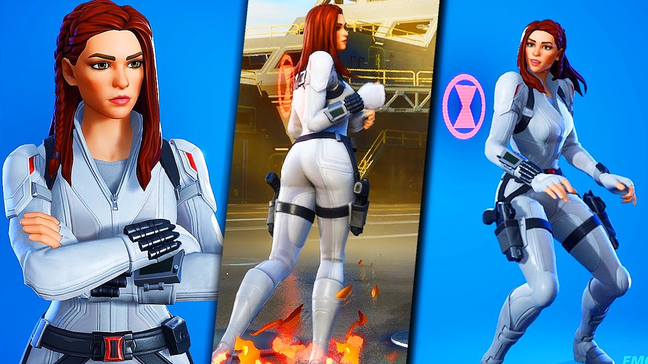 Black Widow (Snow Suit) Skin 🕷 Cup Reward: Outfit, BackBling, Pickaxe, Glider showcase