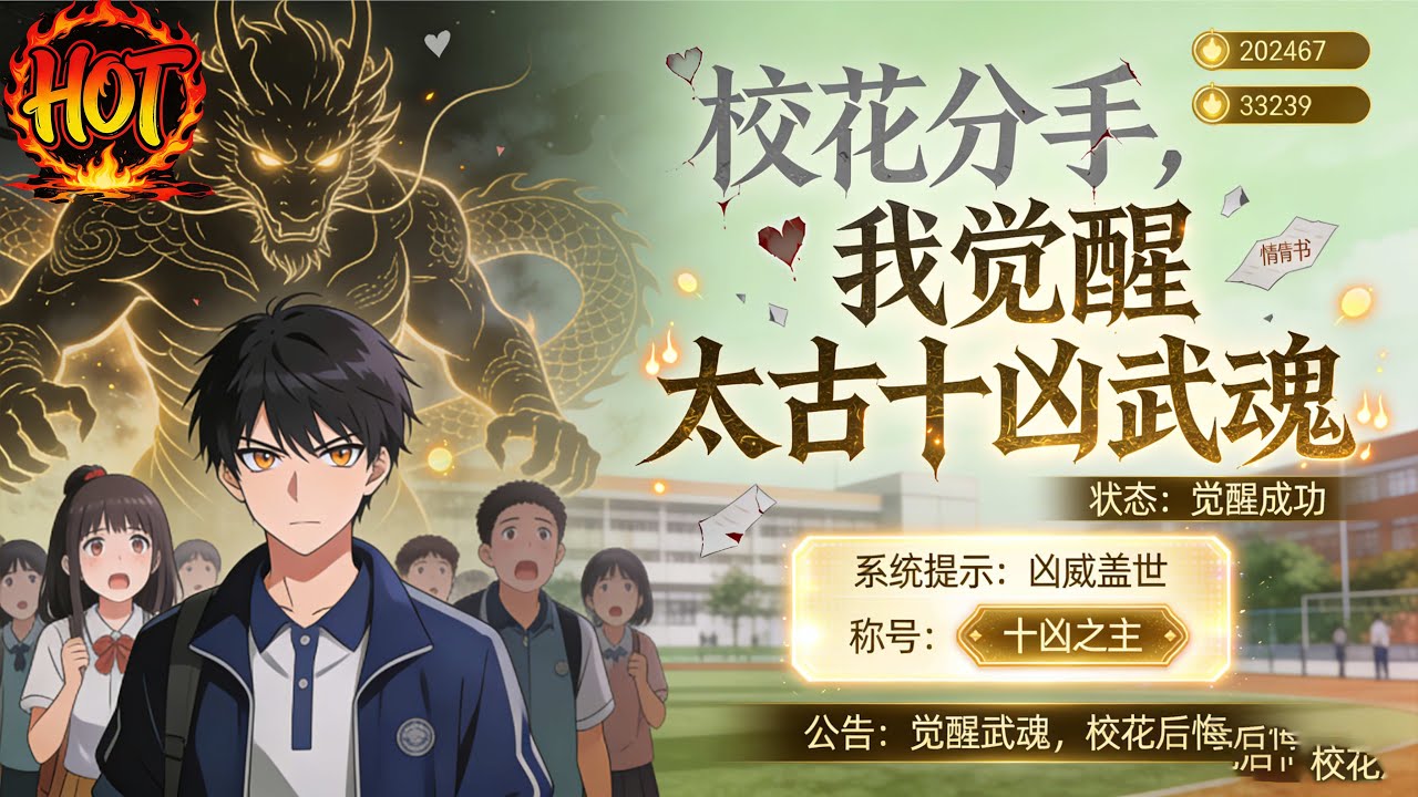 ✨【强推】《校花分手，我觉醒太古十凶武魂》1--65集穿越武道世界的林逸，觉醒武魂失败遭校花分手，意外绑定神级选择系统，觉醒太古十凶之鲲鹏武魂。#穿越 #末世 #异能 ##动态漫画# 漫野推文