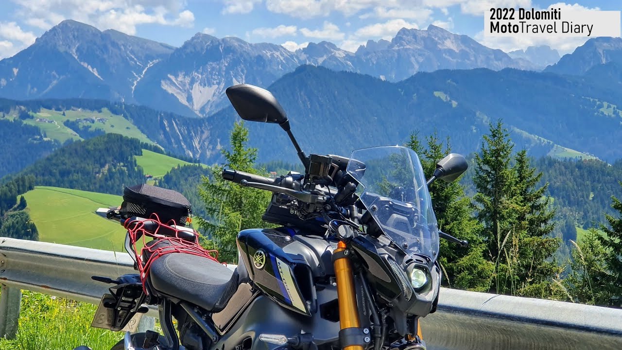 2022 Dolomity ITA motocyklem z FabiqMoto Vlog 22.49 Santa Magdalena St. Maddalena