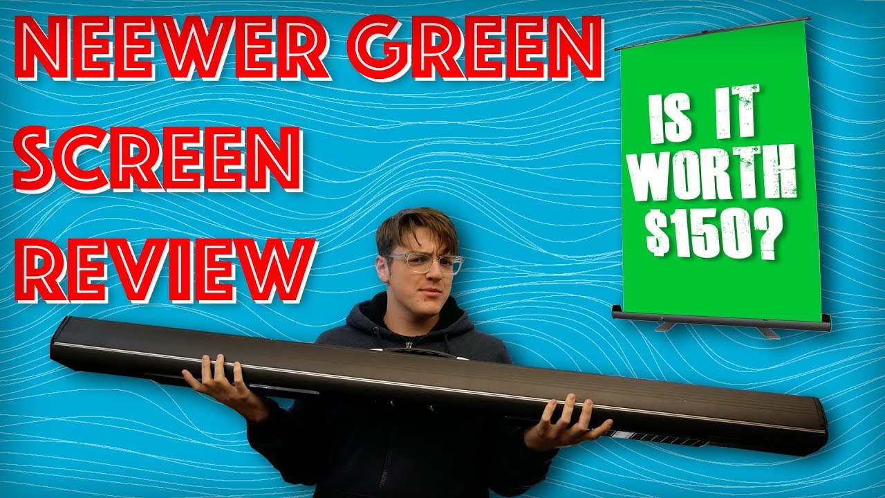 A Pop Up Green Screen That is MAYBE Worth Your $$? || Neewer Green Screen Review