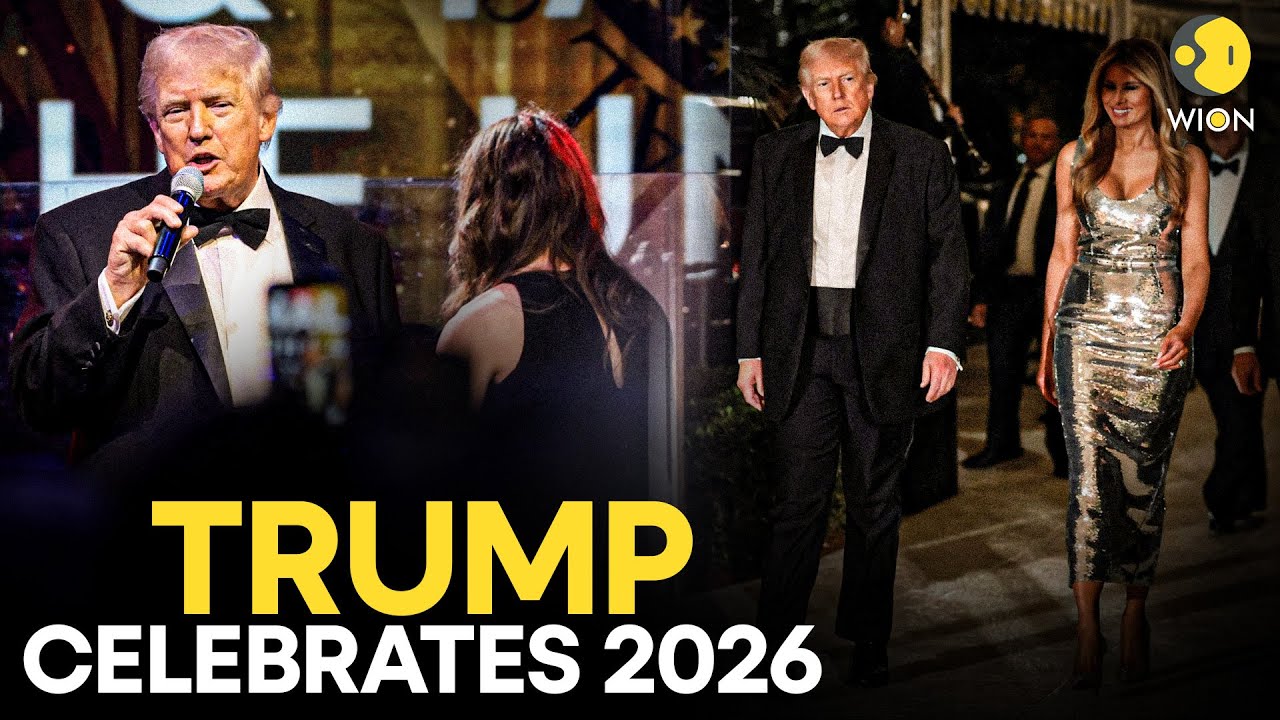 New Year 2026 LIVE: US President Donald Trump Attends New Year&rsquo;s Eve Party in Florida | WION