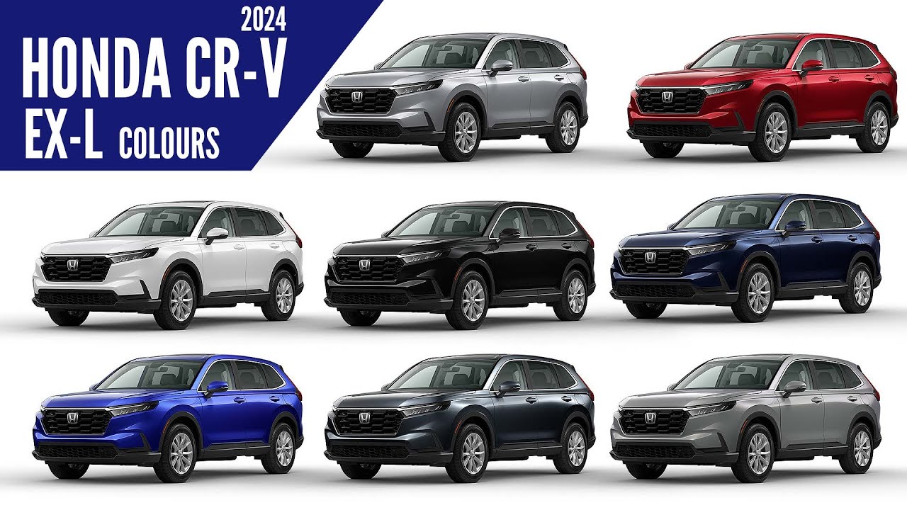 2024 Honda CR-V EX-L - All Color Options - Images | AUTOBICS