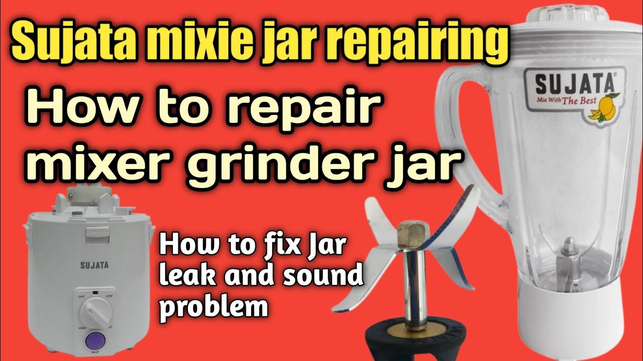 Mixer jar repair|Sujata mixer juice Jar repairing|How to repair mixer grinder jar|Mixer jug repair