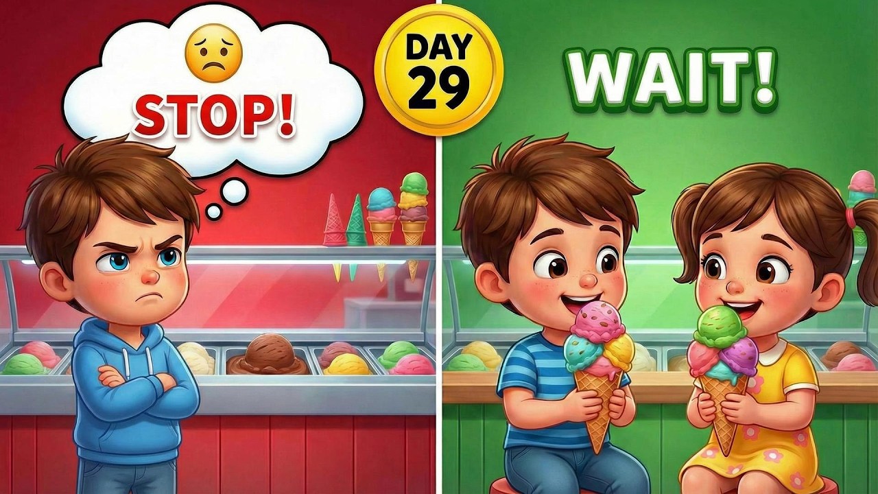 STOP WHINING! ✋ How to Wait Politely | Leo & Mia’s Manners Journey | Day 29 #storytime