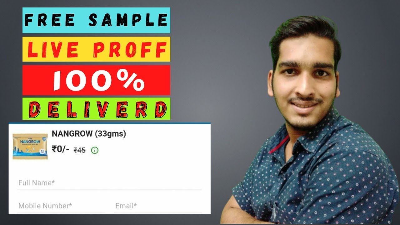 Nestle Nangrow Sample 33gms Get ₹30 | free sample products in india | Unboxing | Proof 100% DELIVERY