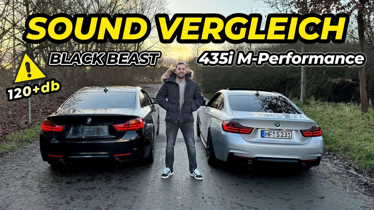 CRAZY! BMW 435i Hurricane vs. BMW 435i M-Performance | Sound & 100-200 | Fico