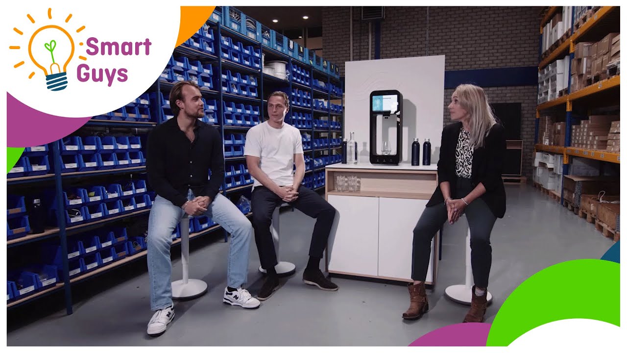 Duurzaam drinkwater zonder plastic afval, het idee is nu een product | Smart Guys