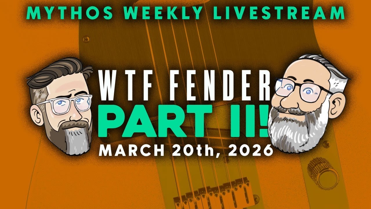 Porozmawiajmy o gitarach Fender | Tygodniowa transmisja na żywo Mythos