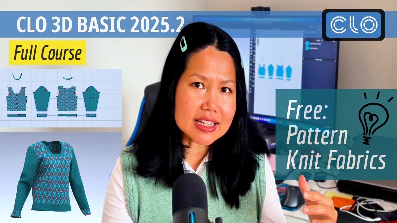 Full course basics of clo 3d 2025.2 for beginners