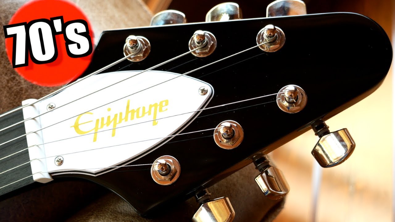 Я в ОЧЕНЬ ЖДУ ЭТОГО НОВОГО Epiphone! | Обзор + демо Epiphone 70s Flying V Silverburst 2025 года