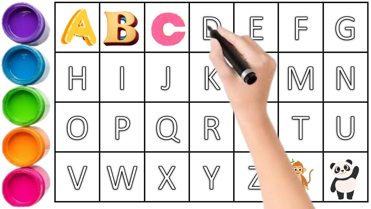 Изучаем алфавит от А до Я для детей | Распознаем и пишем ABCD | Веселое обучающее видео #алфавит