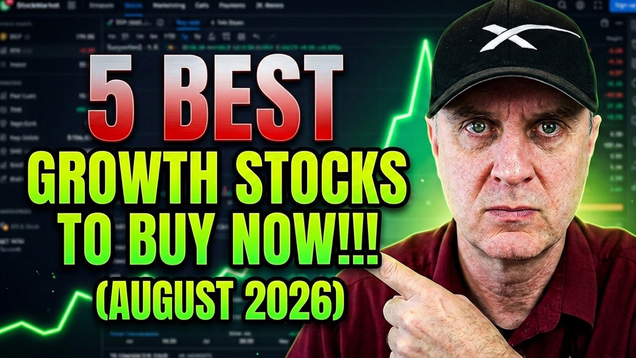 5 Best Growth Stocks To Buy Now ‼️ Analyst Price Targets August 2026