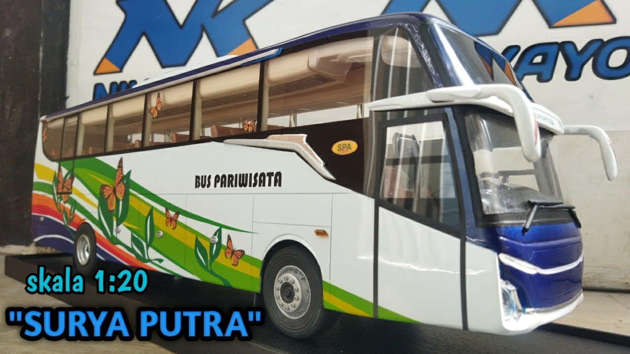 MINIATUR BUS PARIWISATA SURYA PUTRA