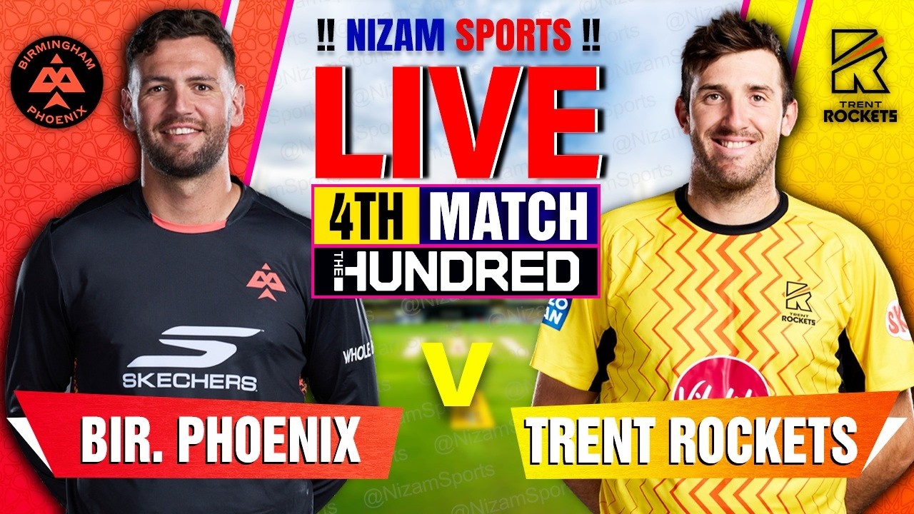 🔴Live: Birmingham Phoenix vs Trent Rockets | 4th Match | Live Cricket Score & Commentary