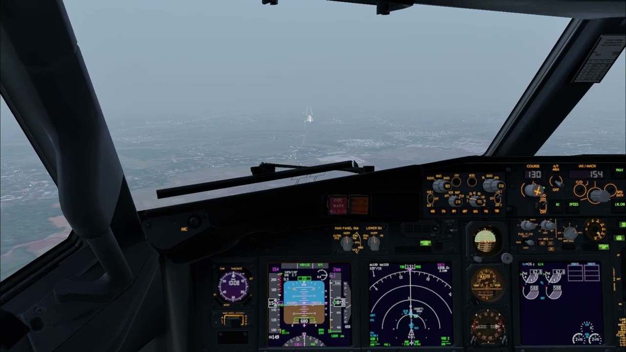 Zibo Boeing 737 Landing at Sultan Hasanuddin International Airport | X-Plane 12