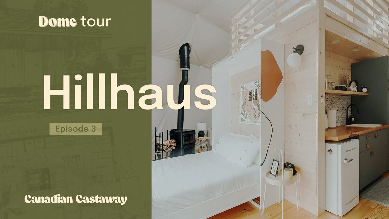 Touring the Unique Hillhaus Dome - Glamping Dome Tour