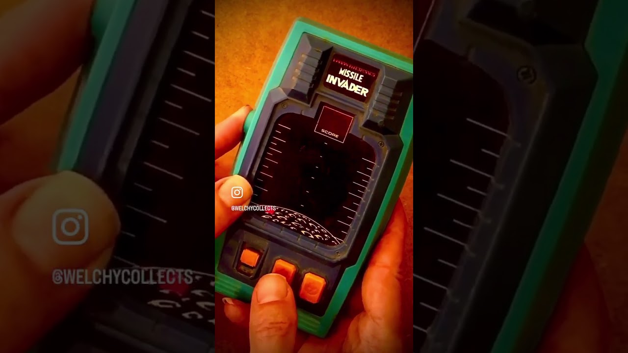 Missile Invader Retro Hand Held Electronic Game by Bandai Electronics