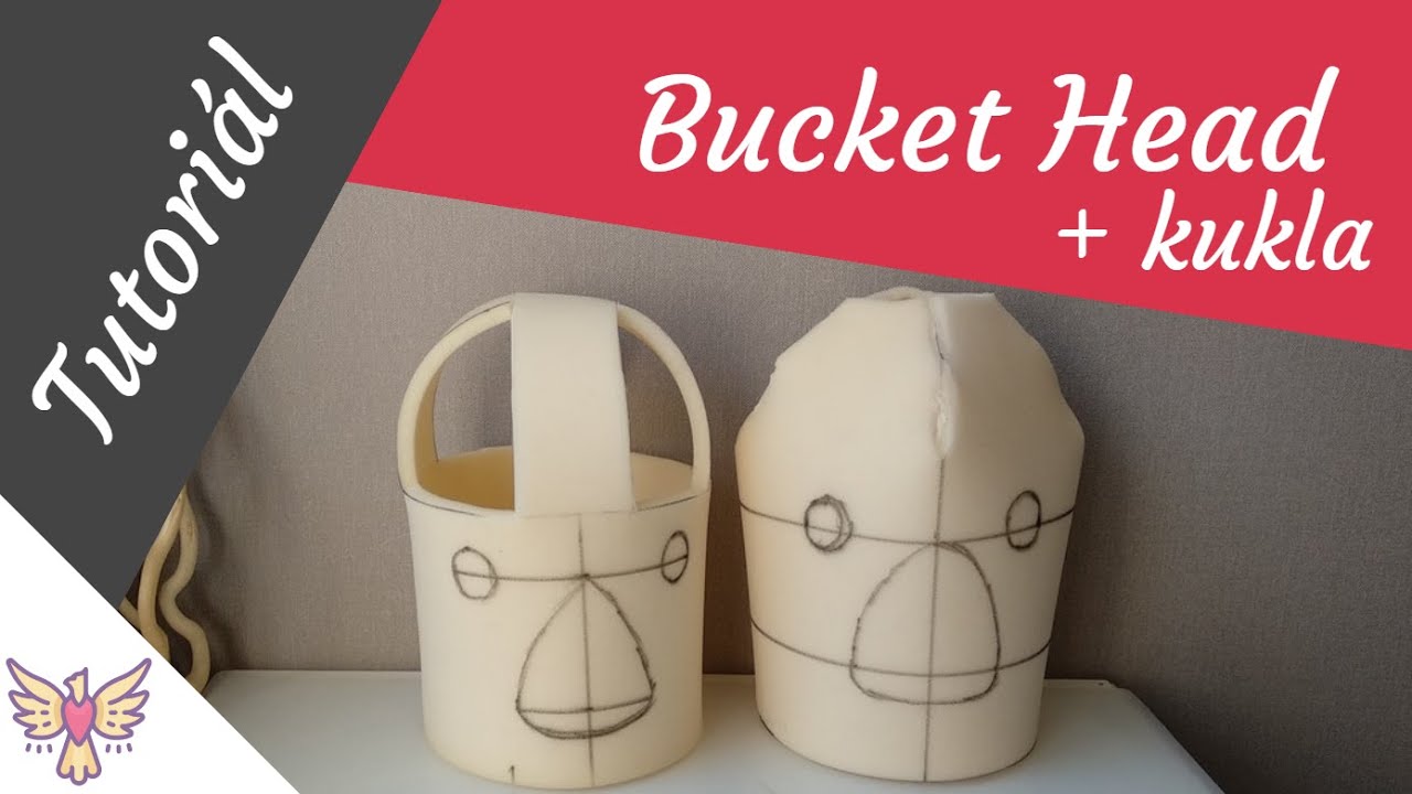 Návod - bucket head (základ na fursuit hlavy) + jednoduchá kukla