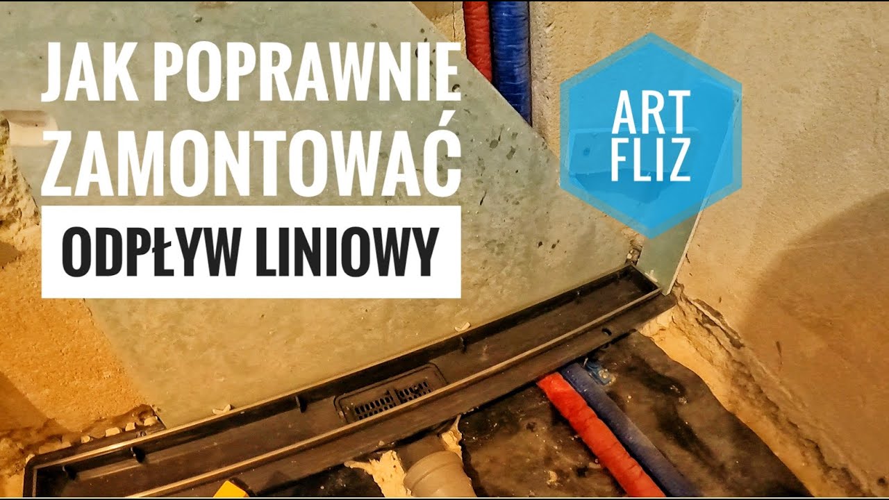 Jak poprawnie zamontować odpływ liniowy # wykonanie Art-Fliz