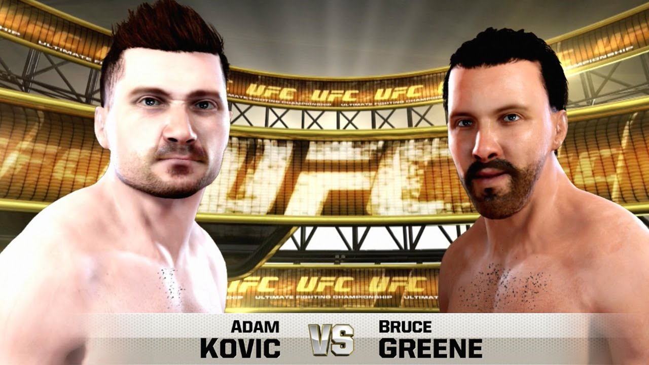 ADAM KOVIC vs BRUCE GREENE! Inside Gaming in EA Sports UFC!