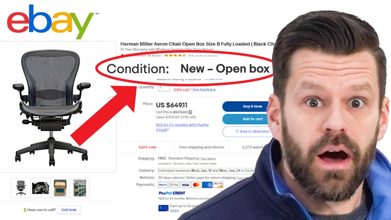 We BOUGHT a NEW-Open Box Aeron On Ebay For Half Price