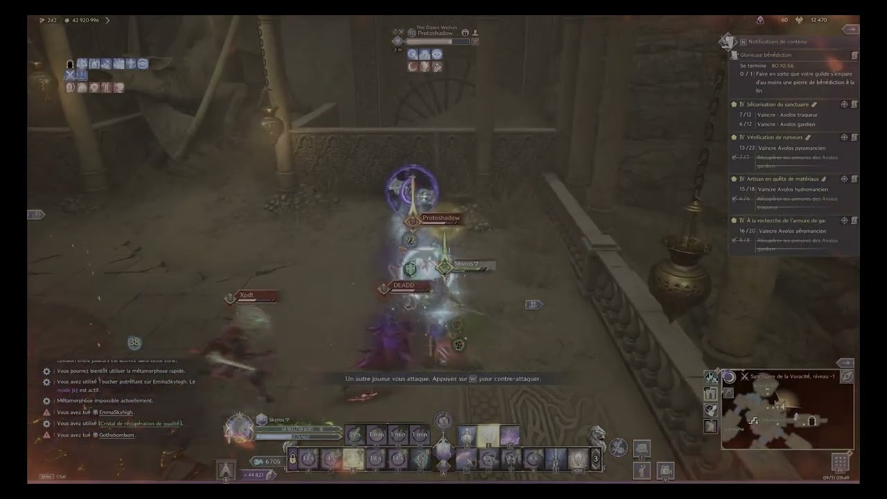 SnS / Wand PvP - Tevent wand / throne and liberty / Paladin