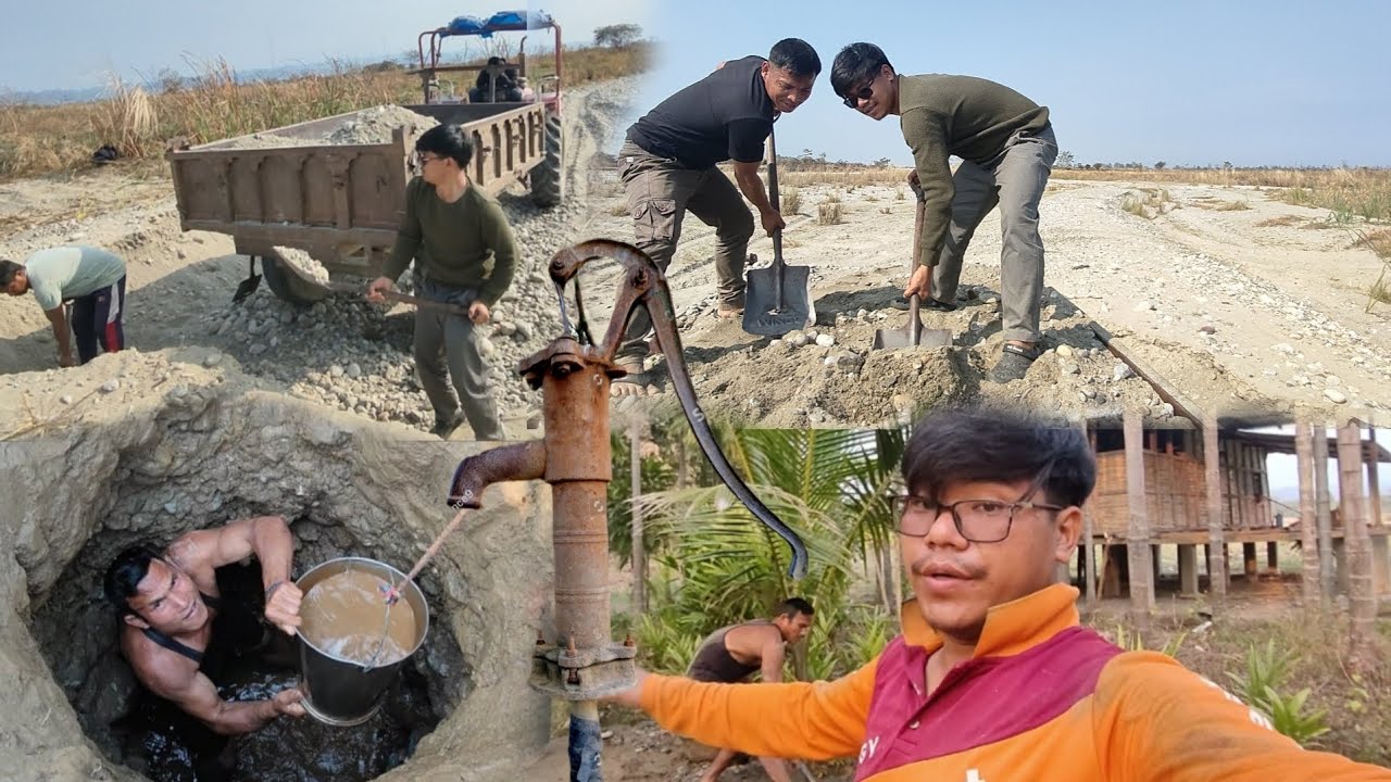 First Time Gaon Me Mazdori Karne Gaya Hun | Hand Pump Fitting Complete Ho Gaya 