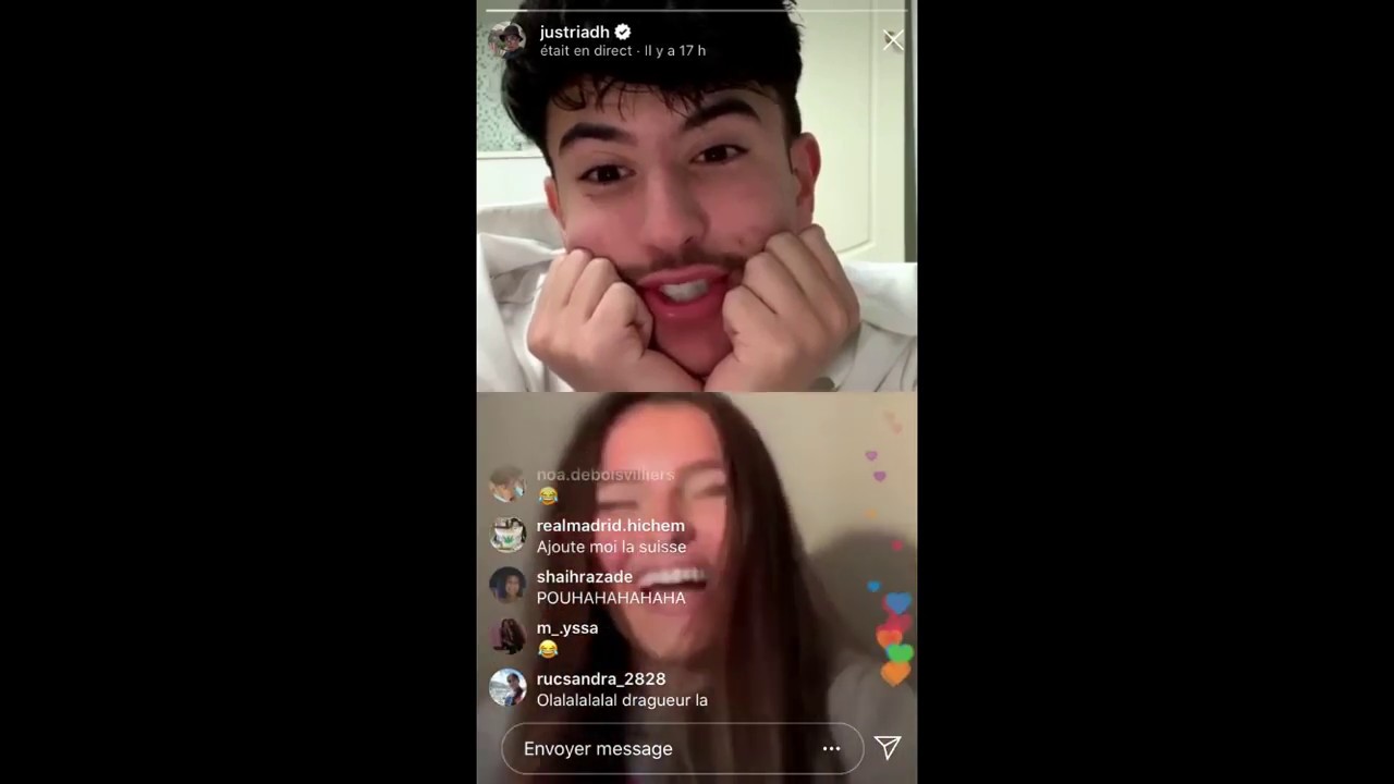 JUST RIADH AMOUREUX D'UNE ALBANAISE (confinement) -Live instagram-