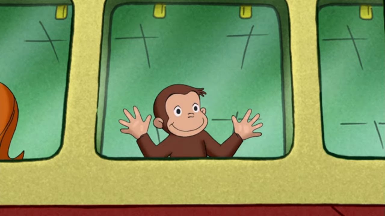Wheels on The Bus 🐵Curious George 🐵Videos for Kids