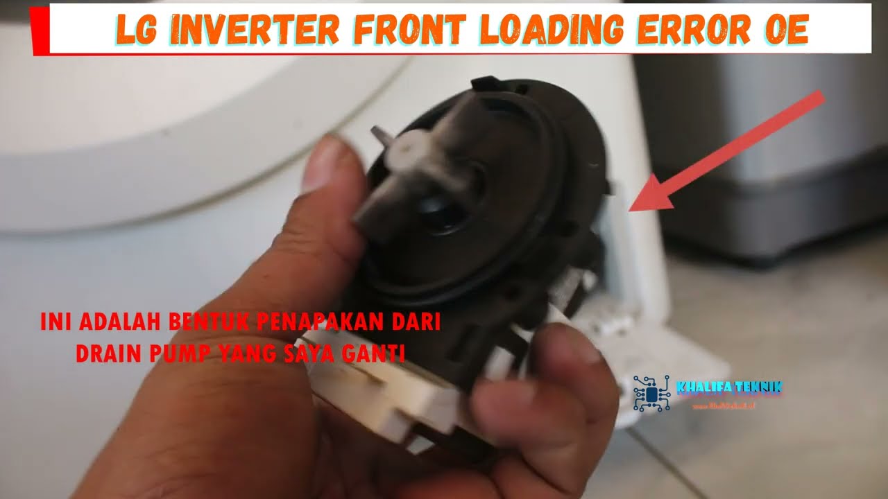 MESUN CUCI LG INVERTER FRONT LOADING ERROR OE