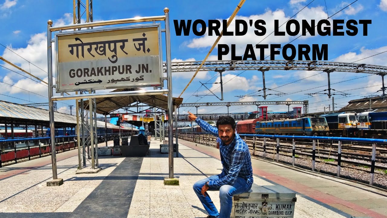 GORAKHPUR JUNCTION Vlog | World's Longest Platform