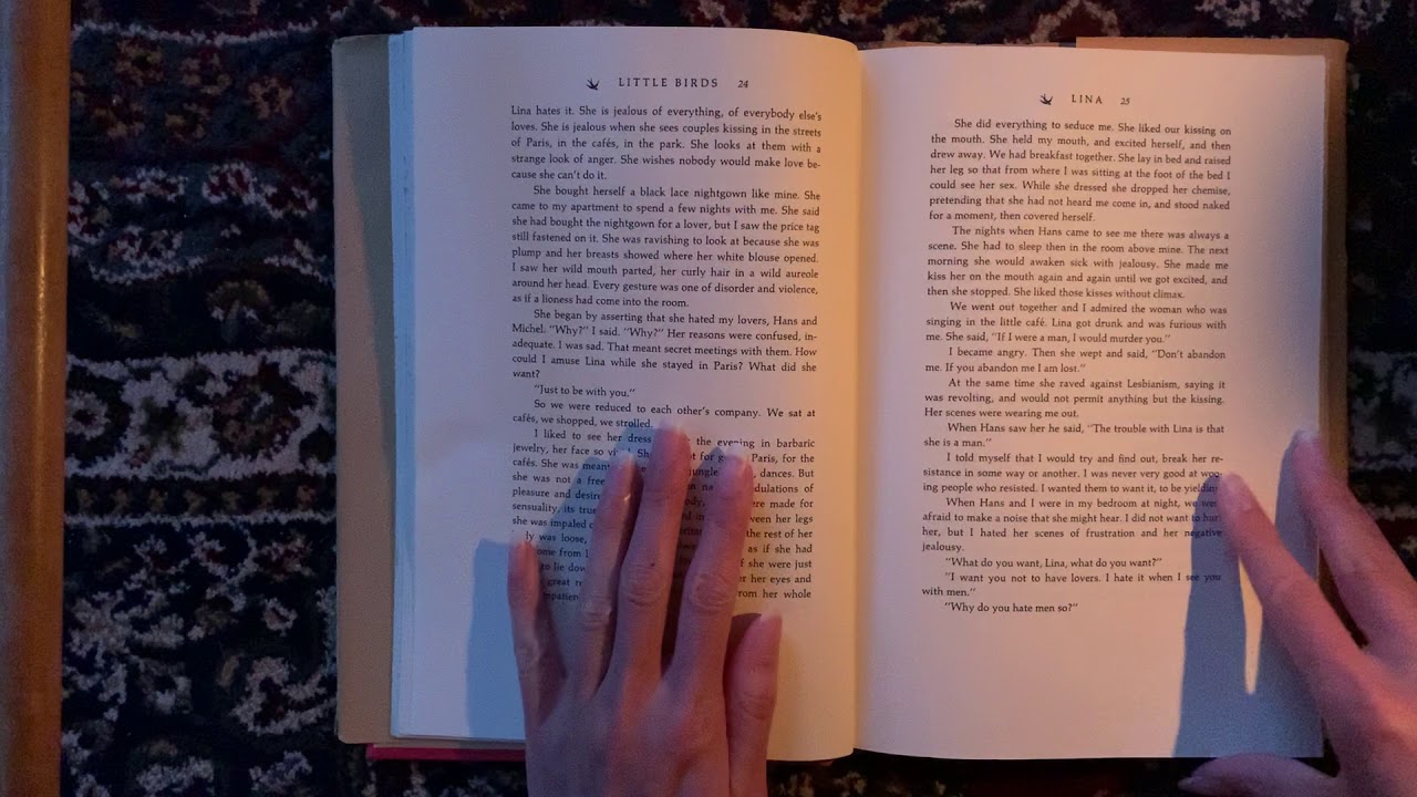 ASMR Reading Little Birds Erotica by Anaïs Nin: 