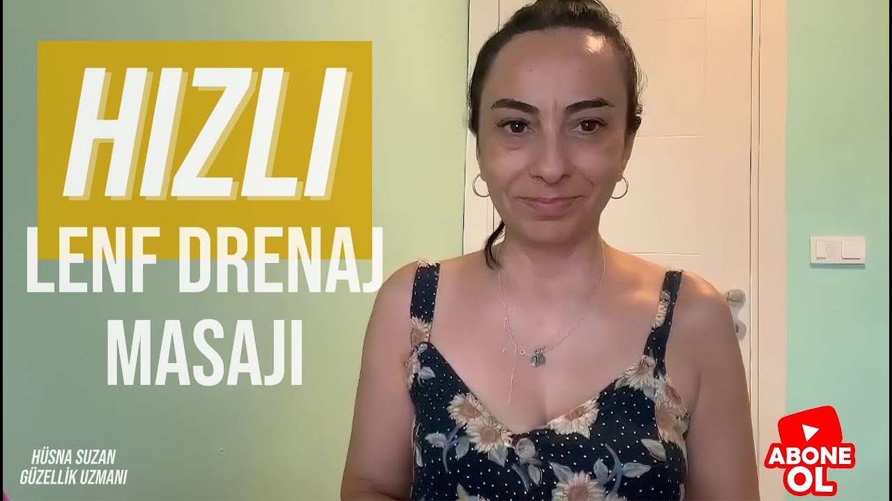 Hızlı Lenf Drenaj Masajı | Cildinizi Canlandırın ve Gençleştirin!