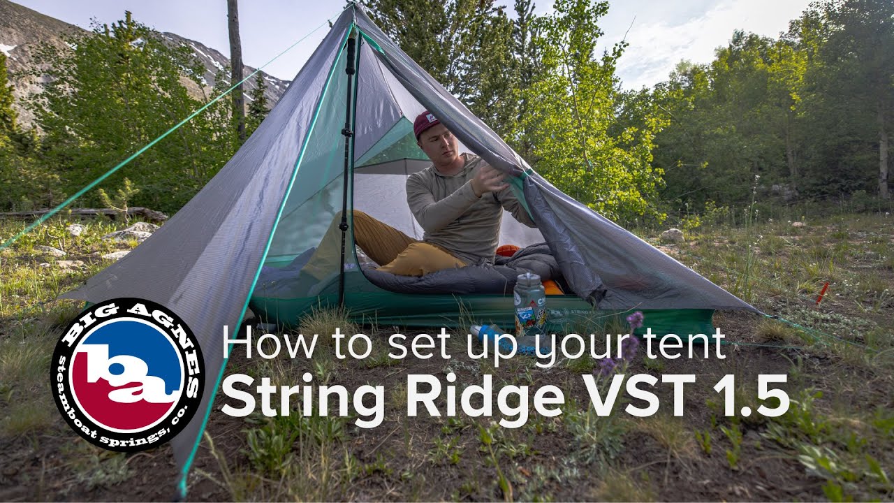 Как установить палатку Big Agnes String Ridge VST 1.5