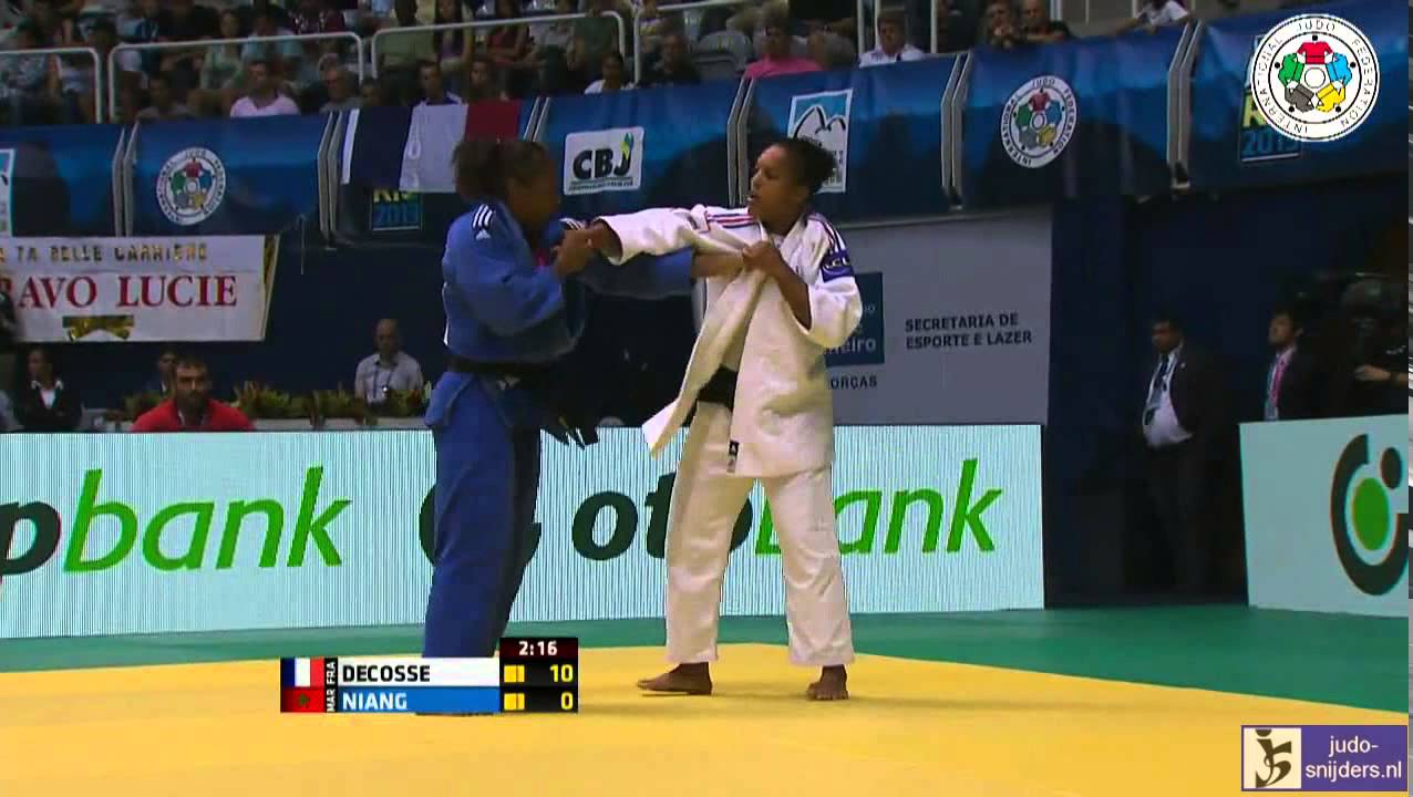 Judo 2013 World Championship Rio de Janeiro: Decosse (FRA) - Niang (MAR) [-70kg]