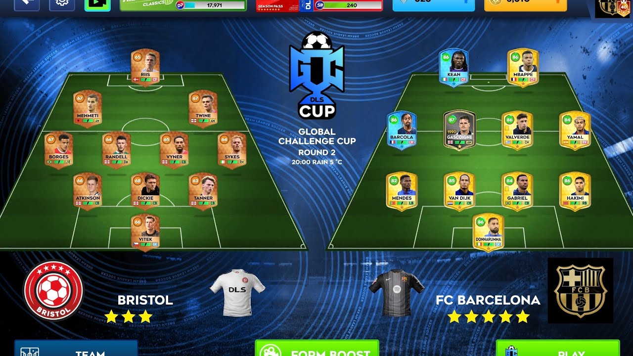 DLS 26 Gameplay| Game 33: Barcelona vs Bristol