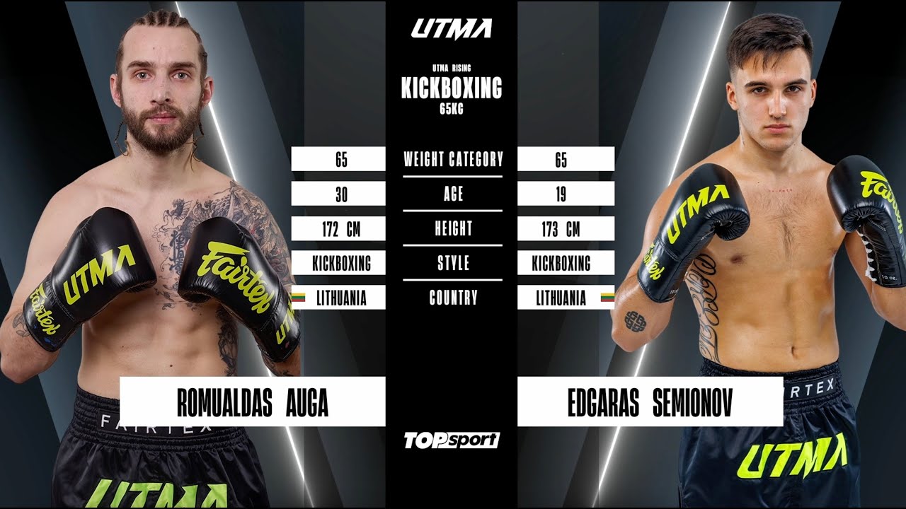 Edgaras Semionov vs Romualdas Auga | UTMA RISING | Full Fight