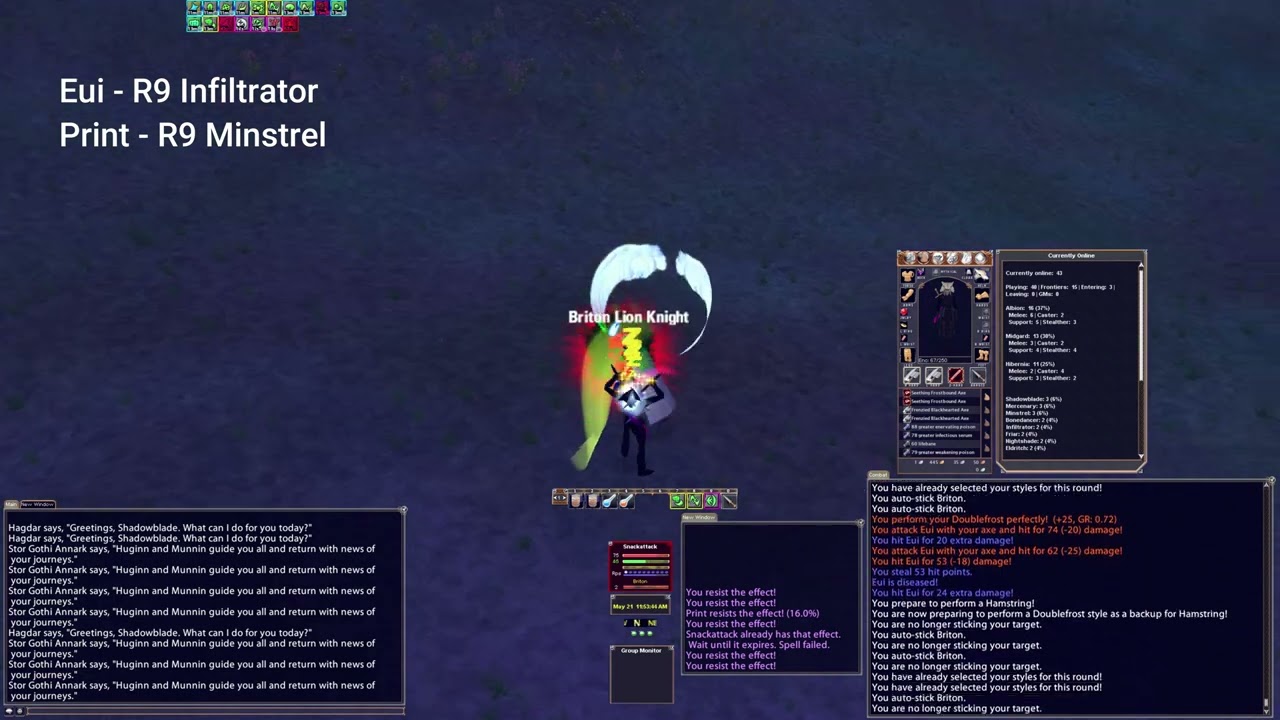 Eui and Print 2vFun   DAoC Atlas   Solo SB