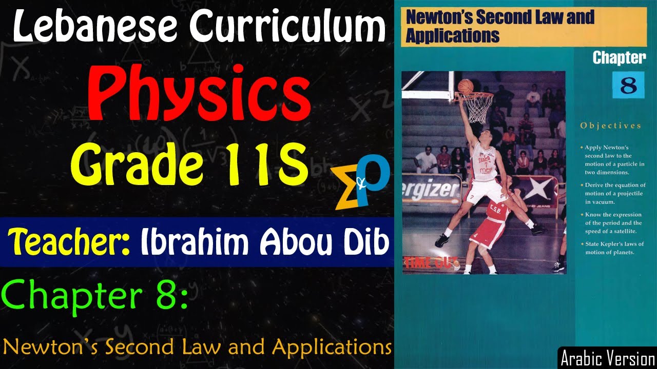 Chapter 8: Newton’s Second Law and Applications || Grade 11S