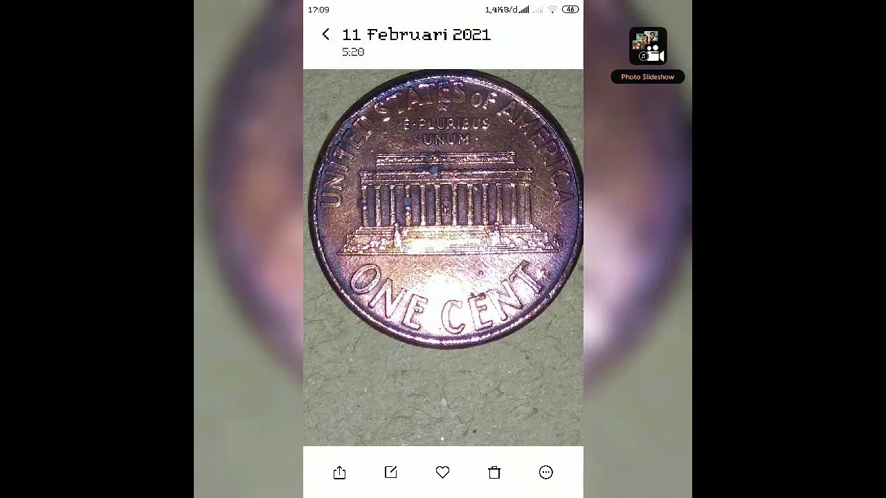 Lincoln coin 1 cent 1996