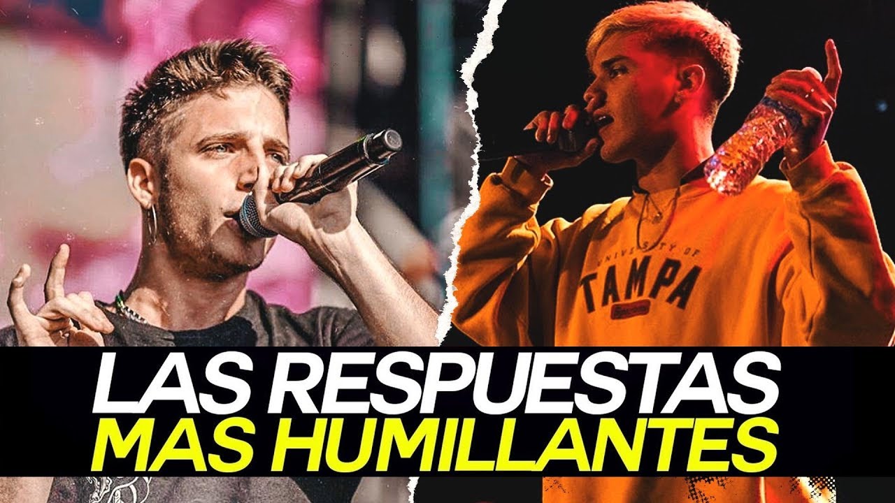 RESPUESTAS HUMILLANTES | Las MEJORES RESPUESTAS en Batallas de Rap