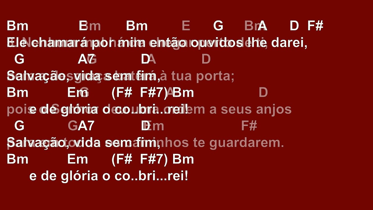 [ENTRADA] ELE CHAMARÁ POR MIM