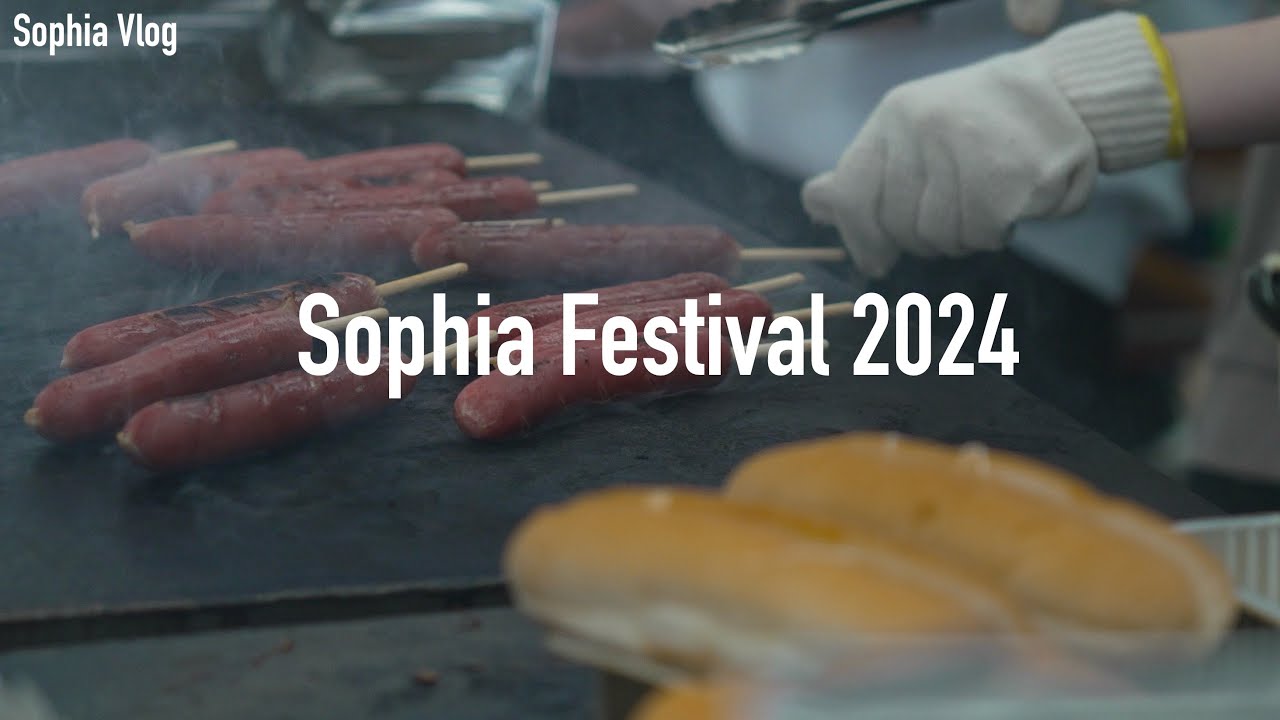 2024 上智大学ソフィア祭に行ったら友達狂ってるし屋台飯うますぎて最高　Sophia Vlog
