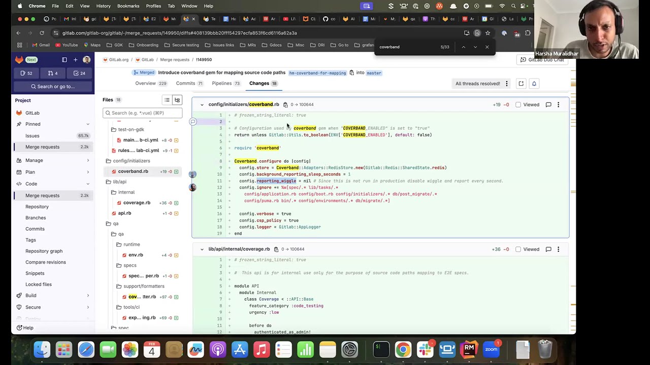 Selective Execution of E2E tests in merge requests