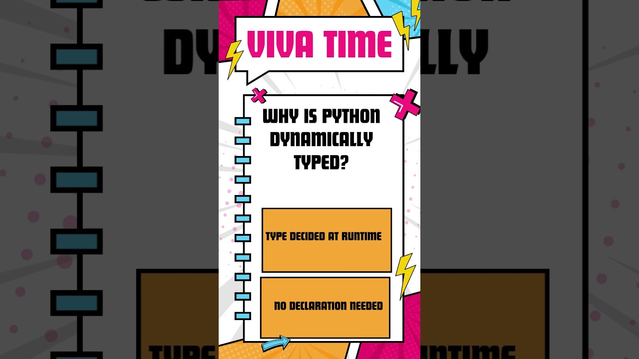 Python Viva Quiz #3 | CBSE Class 11/12 | Why is Python dynamically typed?  