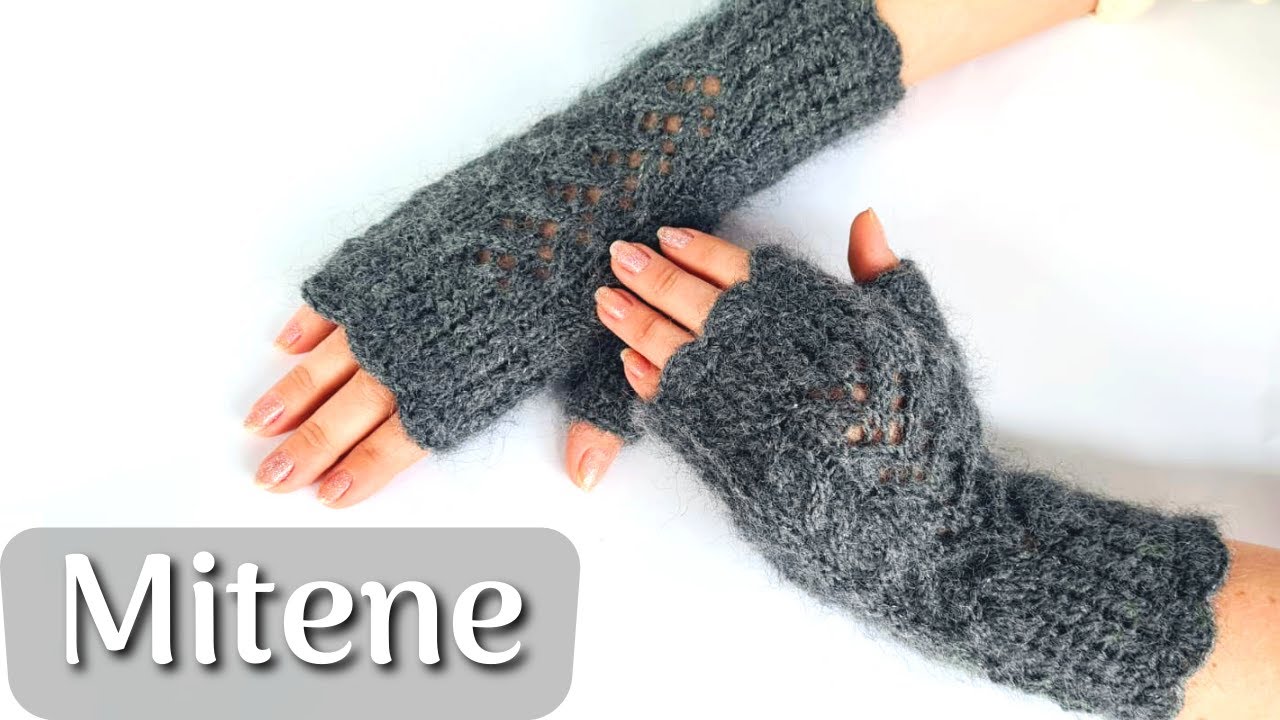 Cum tricotăm mitene elegante și călduroase - Tutorial pas cu pas