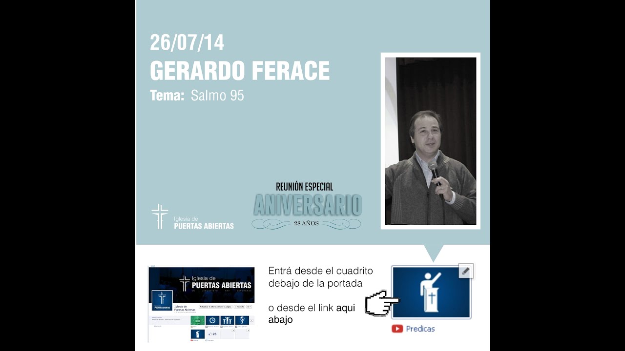 Salmo 95 | Gerardo Ferace | Reunión Aniversario